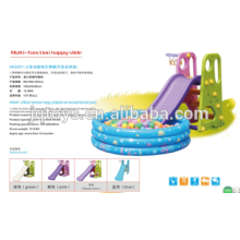 YQ1364 atacado hotsale Preschool Kids plástico pequeno feliz Play Tube Slide para crianças